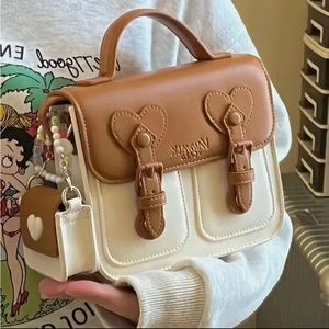 Y2K Vintage Retro Korean Fashion
Shoulder Underarm Haraiuku PU Tote
Bag Ladies